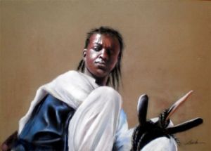 Voir le détail de cette oeuvre: Jeune cavalier tuareg